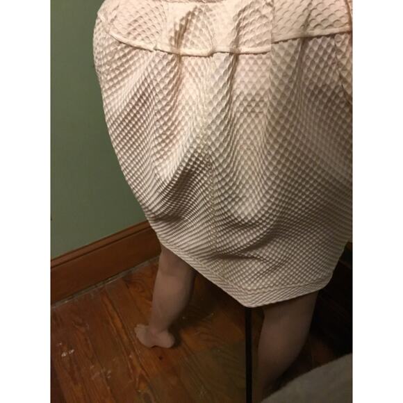 Vera Wang Couture (runway?) Ivory Geometric Textured Mini Skirt NWT - Picture 6 of 6